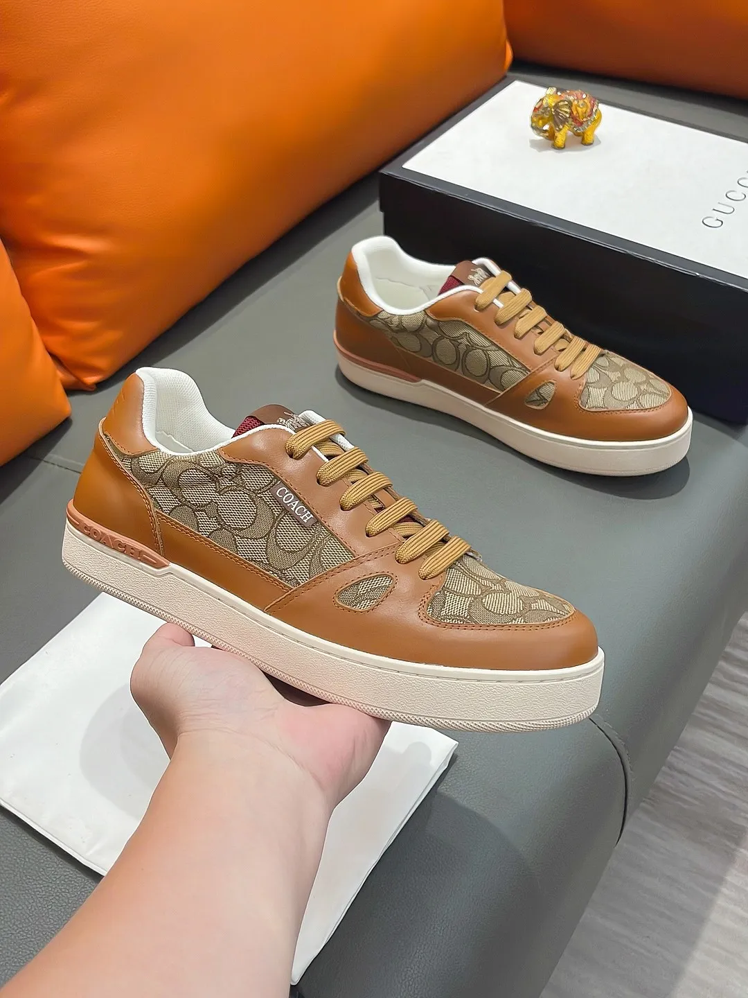 Men's shoes GUCCI "Gucci" P420 Regular size: 38-44 (casual shoes) Product materials: Selected cowhide upper, soft sheepskin lining; original outsole.